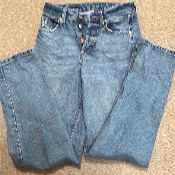 Wild Fable Blue high rise straight jeans - Picture 1 of 3